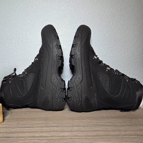 NEW!!! London Fog Breckenridge Black Insulated Hiking Boots 10M Waterproof - Picture 4 of 8